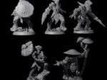Five Spongy Myconid Warriors