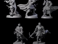 Five Aiming Militia Crossbowmen