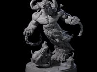 Raging Fire Djinni