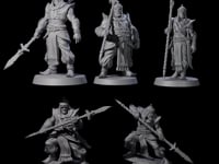 Spear Wielding Palace Guards