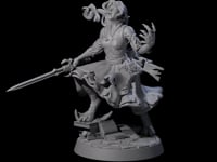 Mid Change Werewolf Maiden