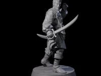 Confident Swashbuckling Pirate A