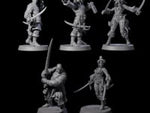 Five Confident Swashbuckling Pirates