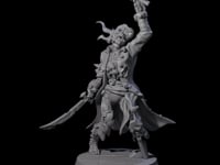 Soggy Undead Pirate Skeleton D