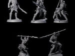 Five Muscular Elf Forest Guardians
