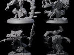 Four Wild Raging Kobolds