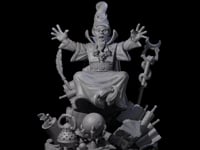 Levitating Gnome Wizard