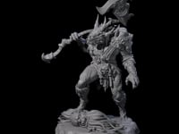 Spiky Dragonborn Barbarian