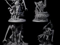 Four Spindly Forest Hags