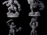 Four Masked Troll Berserkers