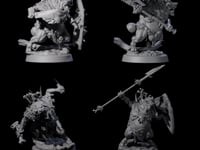 Four Oinking Boarfolk Soldiers