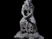 Crouching Mind Flayer Warrior B