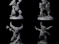 Four Poop Flinging Imps