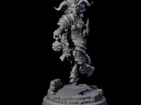Striding Tiefling Adventurer