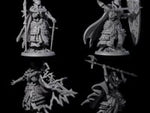 Four Decorated Skeleton Guards