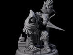 Crouching Warforged Rogue