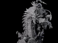Bucking Purple Worm Rider C