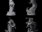 Four Bucking Purple Worm Riders
