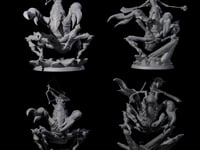 Four Enchanting Scorpion Driders