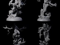 Four Sandy Wraith Lords