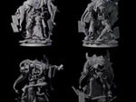 Four Deformed Mind Flayer Arcanists