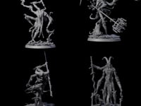Four Spindly Marilith Assassins