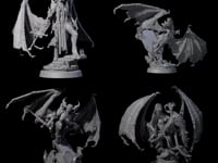 Four Unholy Nephilim Fighters