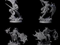 Four Unholy Half Winged Cambions