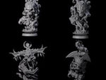 Four Decorated Flameskulls