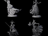 Four Raging Warblade Succubi