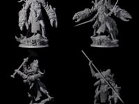 Four Mutated Armoured Chuuls