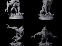 Four Cracked Destrachan Horrors