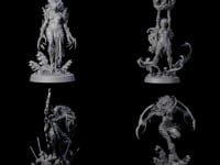 Four Forest Defending Dryads