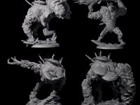 Four Smashing Myconid Brutes