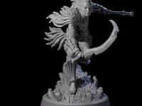Stalking Blowdart Tribeswoman