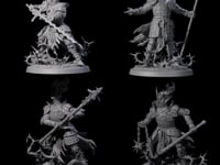 Four Well Trained Fire Elemental Myrmidons