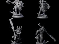 Four Menacing Shieldmaidens