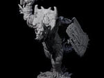 Attacking Triceratops Warrior B