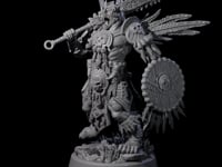 Aztec Inspired Great Leonin Warrior