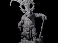 Decorated Dinosaur Lizardfolk Warrior B