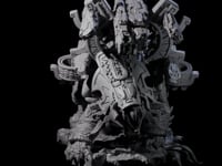 Stacked Saurian Siege Beast D