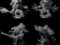 Four Smashing Zaratan Berserkers