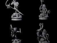 Four Swinging Hazodee Shamans