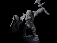 Striking Furry Orc C