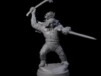 Striking Furry Orc D