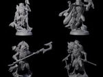 Four Owl-Like Aarakocra Sentinels