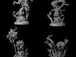 Four Small Owl-like Kenku Shamans