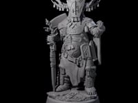 Helmed Uthgardt Barbarian