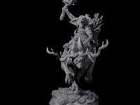 Attacking Goblin on Jackalope A