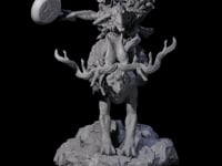 Attacking Goblin on Jackalope D